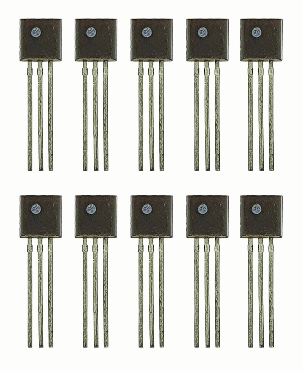 Транзистор КТ645А, 10 штук / Аналоги: 2Т645А, 2N4400, 2N5845, 2SC1317, 2SC1846 / n-p-n колышки фиксаторы металлические длина 18 см 15 штук