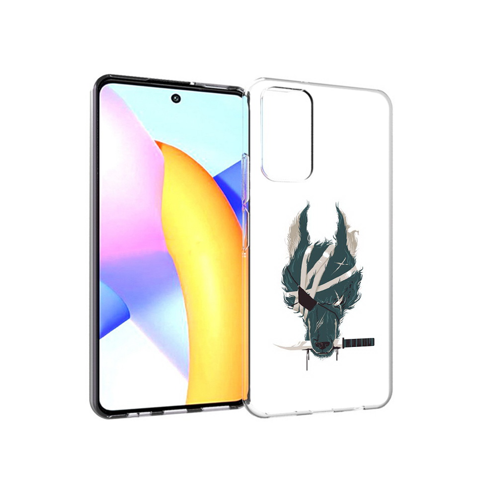 Чехол MyPads Tocco для Huawei Honor 10 X Lite волк-разбойник