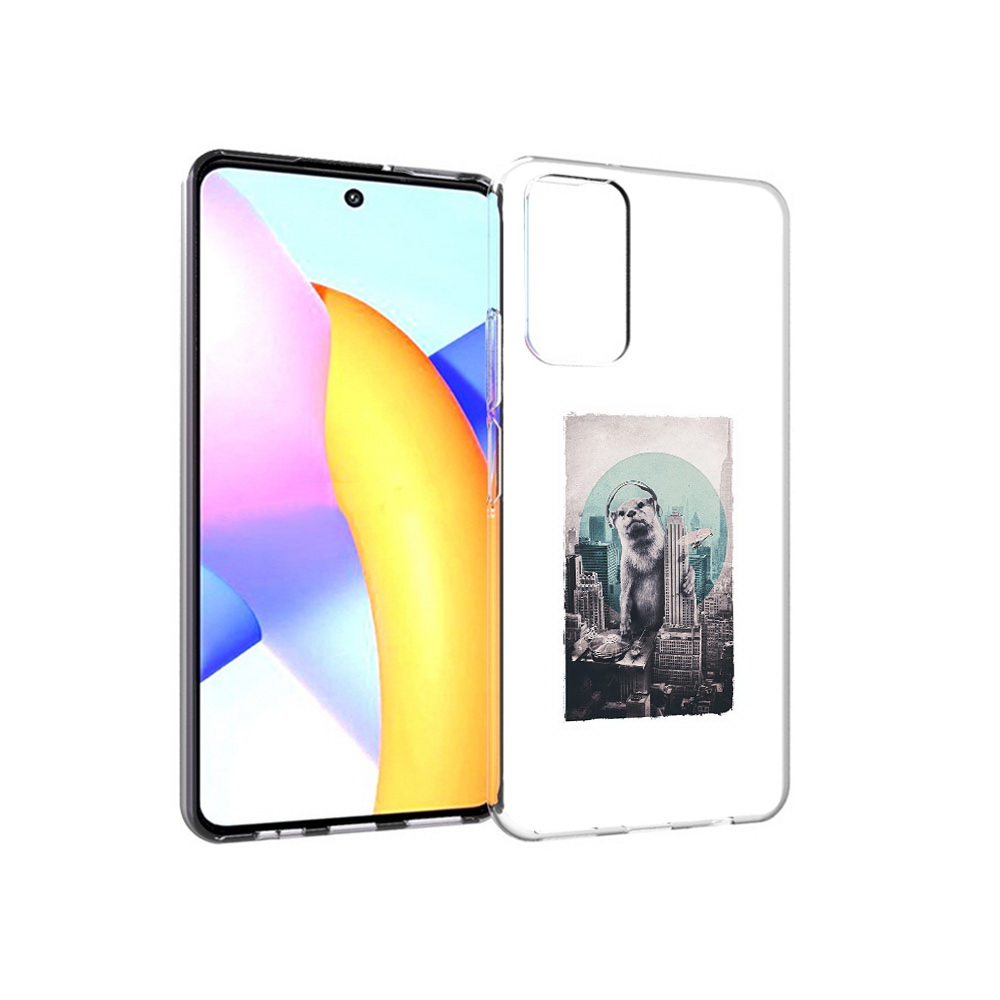 

Чехол MyPads Tocco для Huawei Honor 10 X Lite выдра в городе, Прозрачный, Tocco