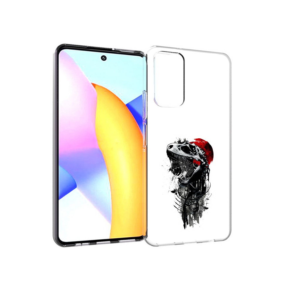

Чехол MyPads Tocco для Huawei Honor 10 X Lite вымерший динозавр, Прозрачный, Tocco