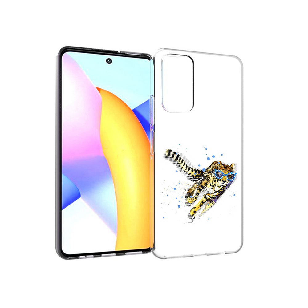 Чехол MyPads Tocco для Huawei Honor 10 X Lite гепард в очках