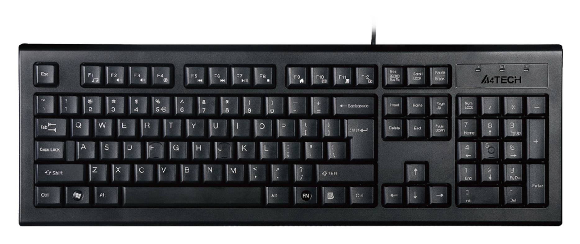 Проводная клавиатура A4Tech KR-85 Black