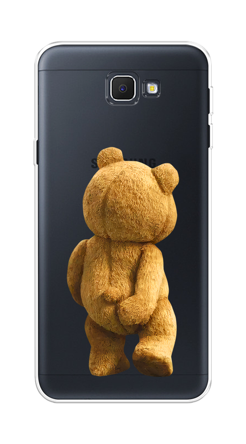 

Чехол на Samsung Galaxy J5 Prime 2016 "Медвежья спина", Коричневый;прозрачный, 22950-1