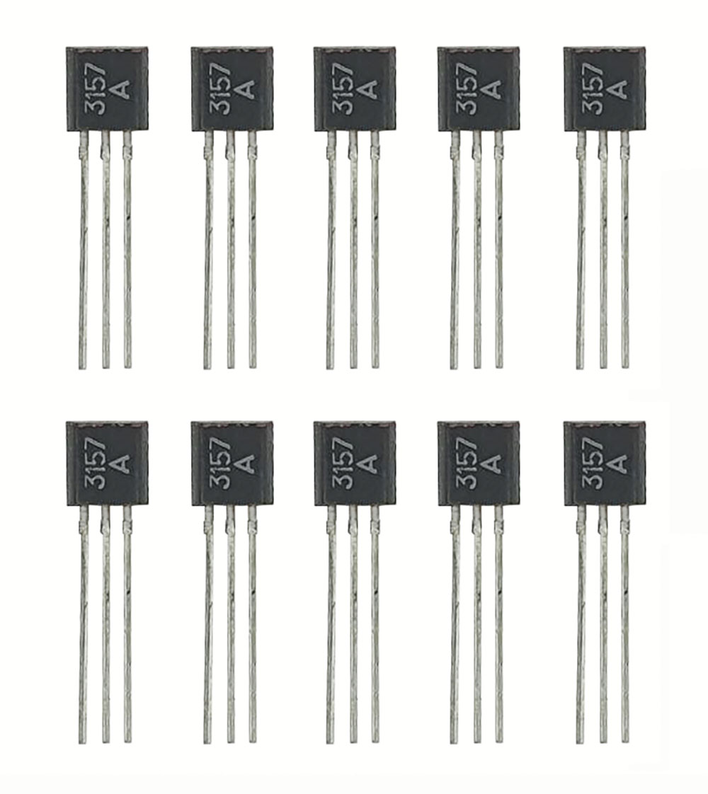 Транзистор КТ3157А, 10 штук / Аналоги: 2Т3157А, BF423, 2SA1320, S923TS, KF423 / p-n-p