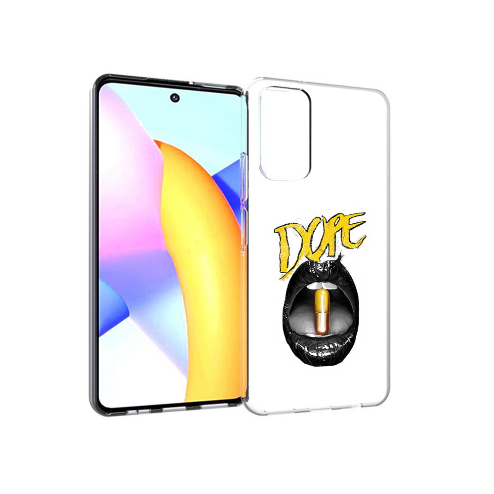 

Чехол MyPads Tocco для Huawei Honor 10 X Lite губы, Прозрачный, Tocco