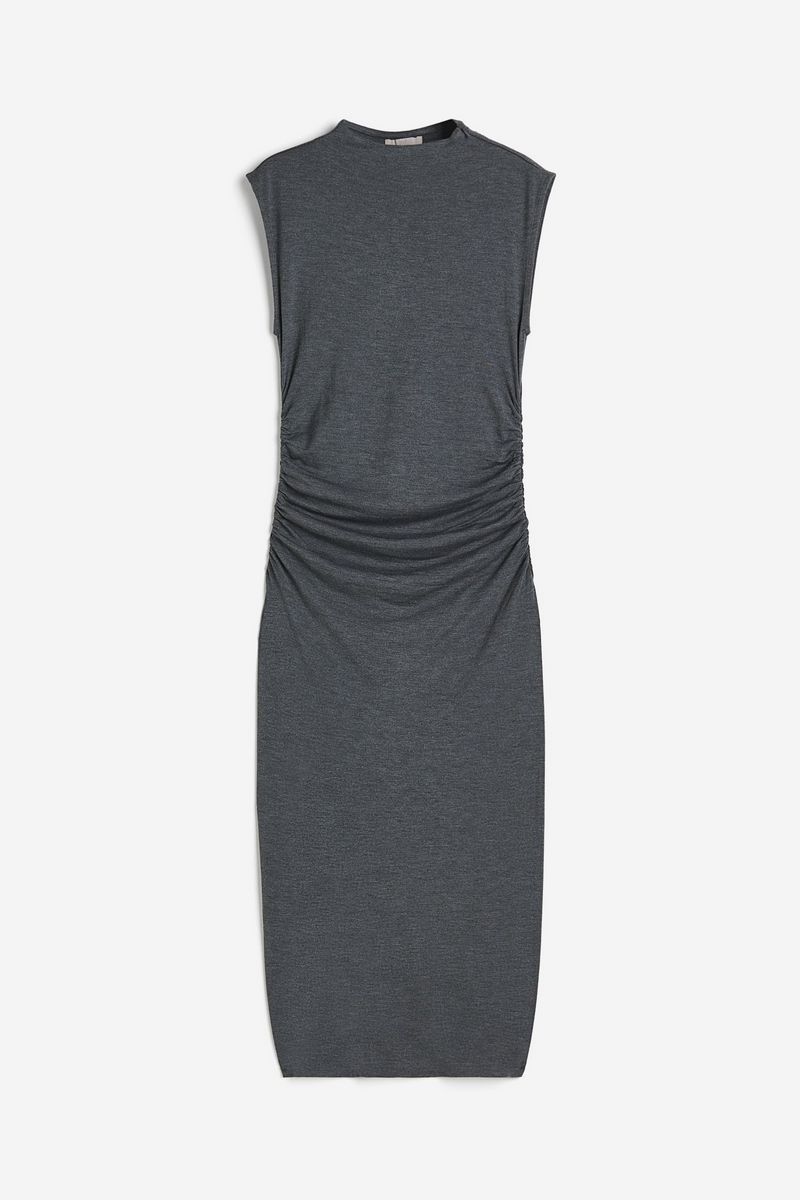 Платье женское H&M 1154696 серое XL