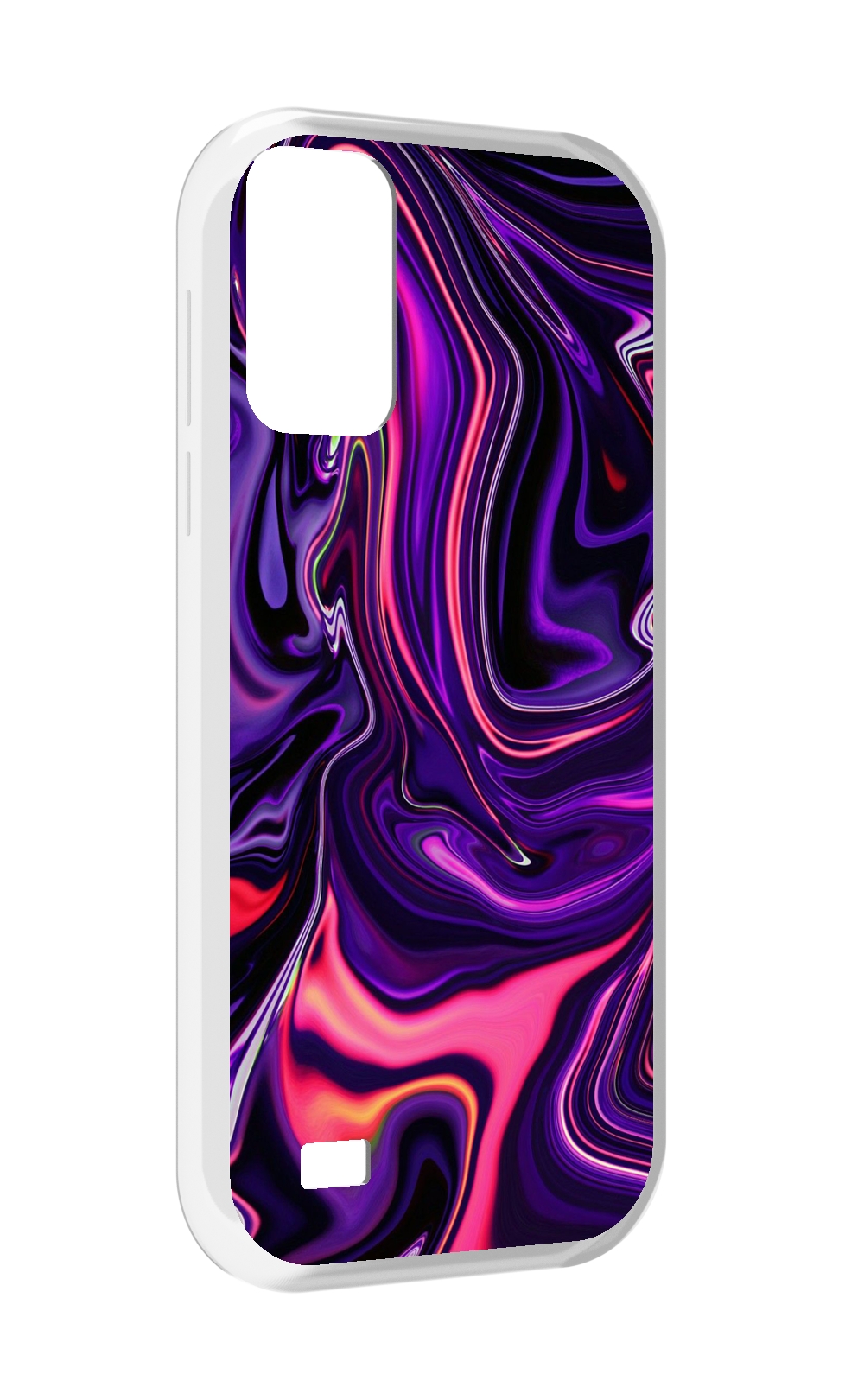 

Чехол MyPads фиолетовые краски для Oukitel C31, Прозрачный, Tocco