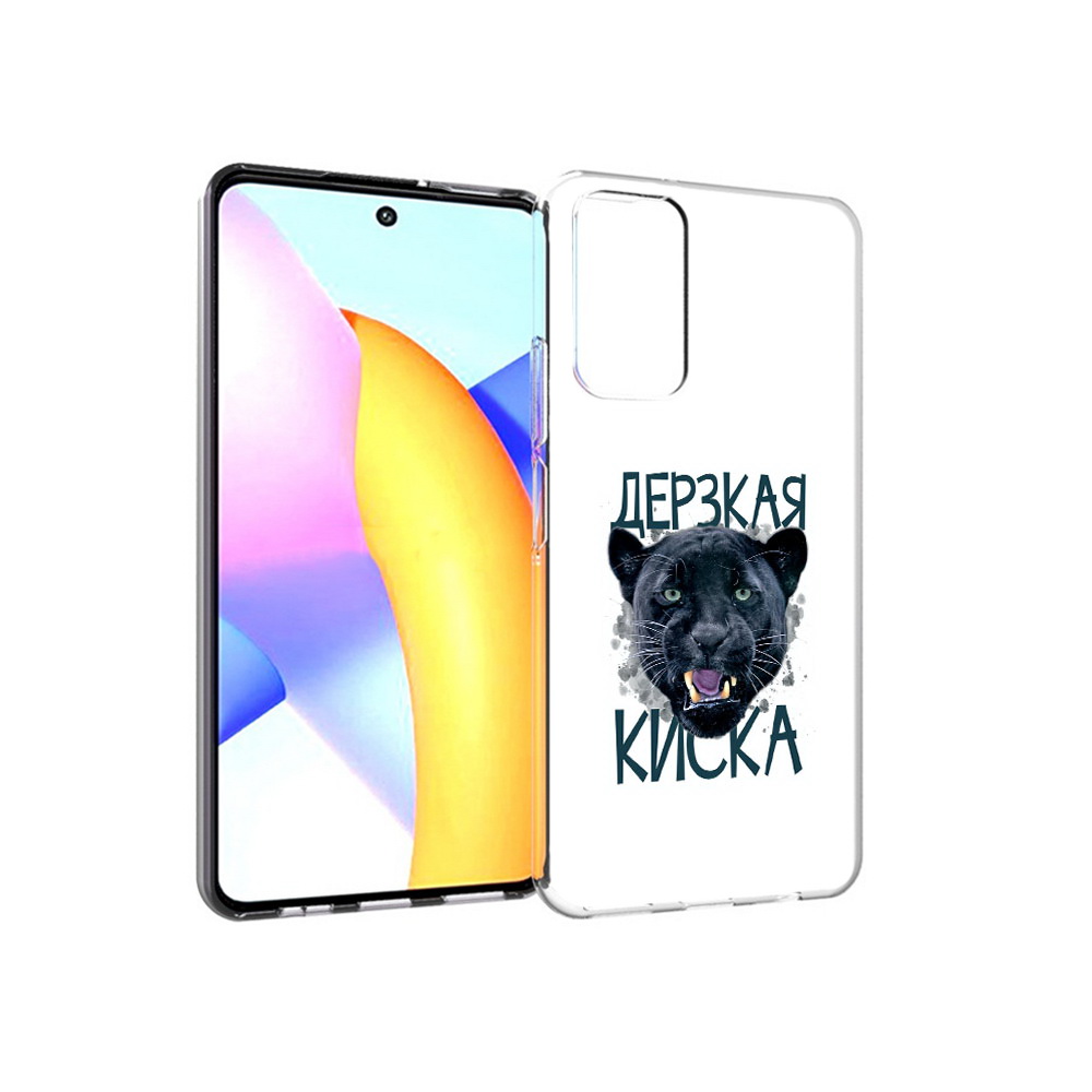 

Чехол MyPads Tocco для Huawei Honor 10 X Lite дерзкая киска, Прозрачный, Tocco