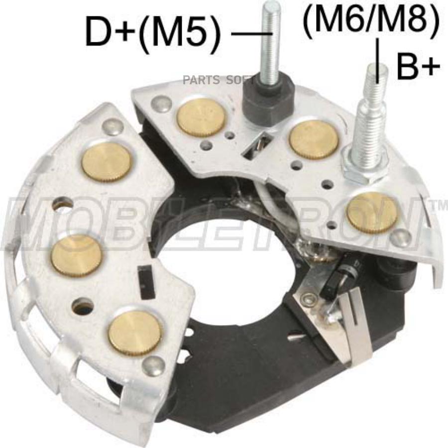 

Мост диодный BOSCH 55-65A 114MM MOBILETRON rb19h