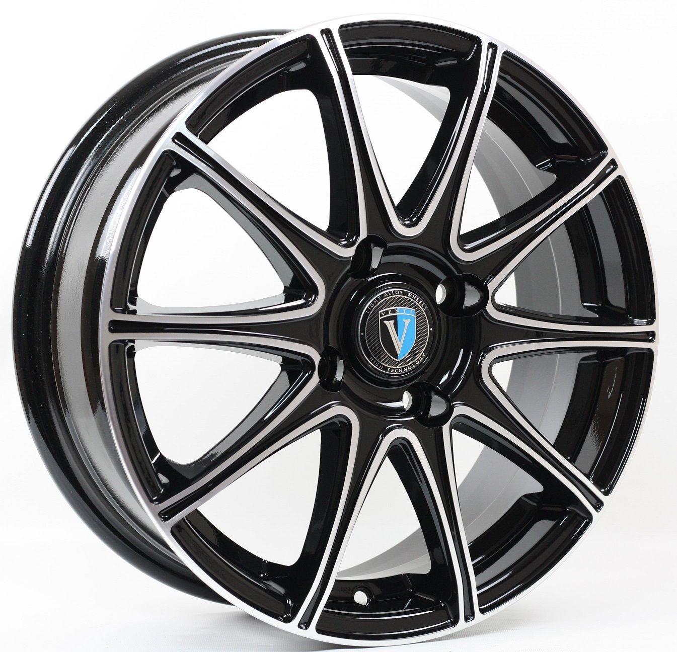 

Колесный диск VENTI 1716 7xR17 4x100 ET40 DIA60.1, Серебристый;черный