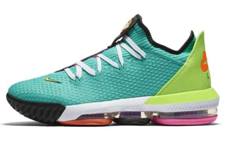 

Кроссовки унисекс Nike Lebron 16 XVI Low 16 бирюзовые 46 EU, Бирюзовый, Lebron 16 XVI Low 16