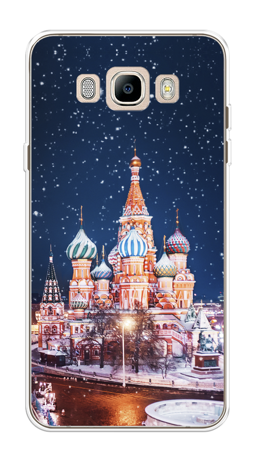 

Чехол на Samsung Galaxy J7 2016 "Москва 1", Коричневый;синий;белый, 23050-1