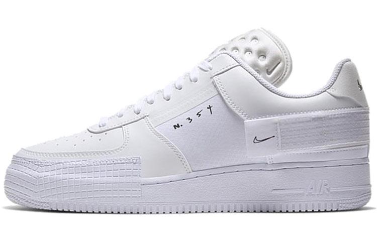 

Кеды унисекс Nike Air Force 1 Type белые 41 EU, Белый, Air Force 1 Type