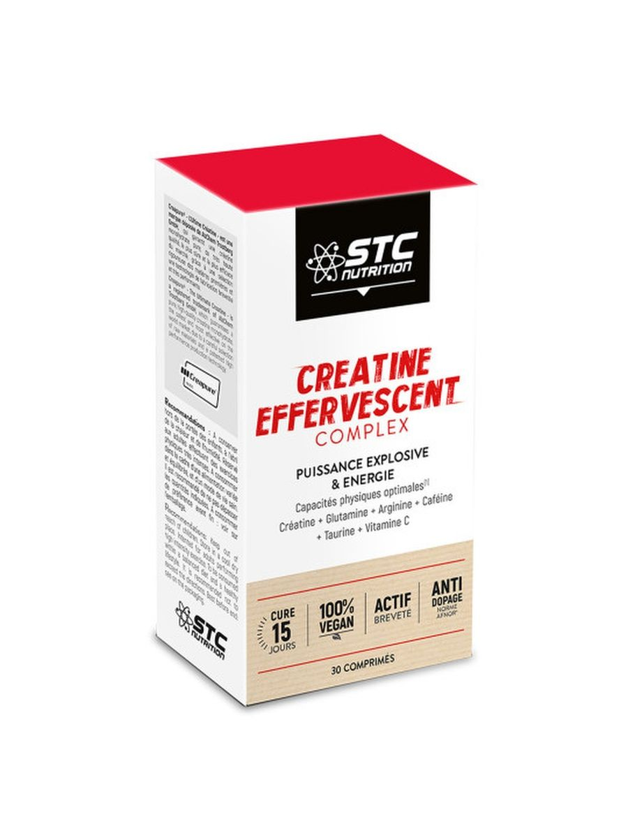 Пищевая добавка STC Creatine effervescent complex креатин шипучие таблетки 30 шт