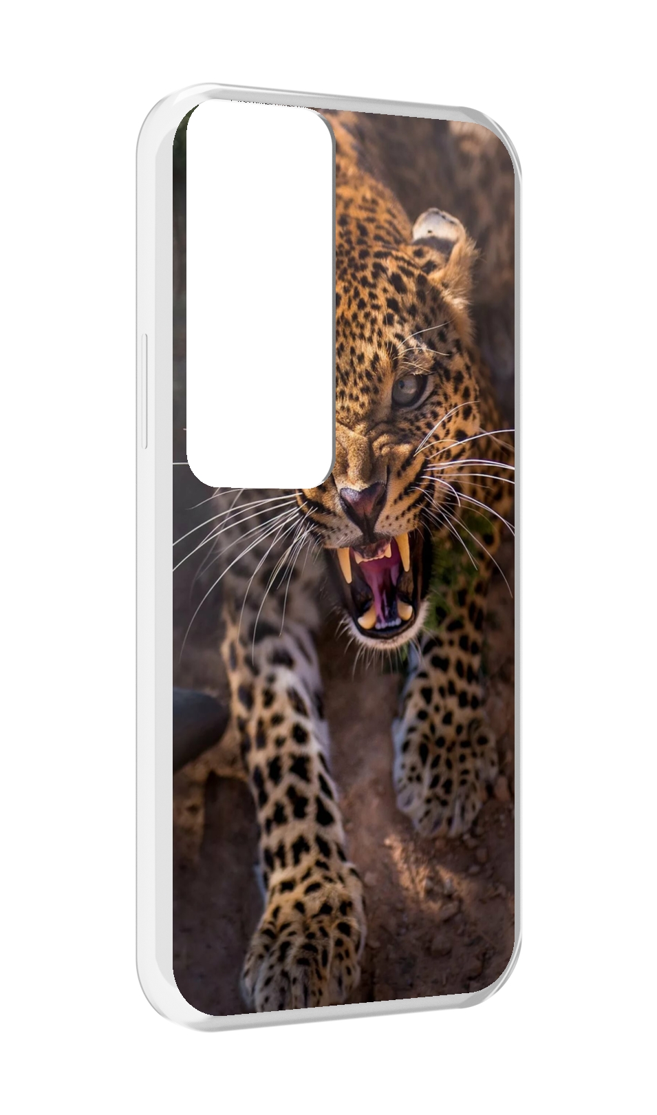

Чехол MyPads Злой-гепард для Tecno Pova Neo 2, Прозрачный, Tocco