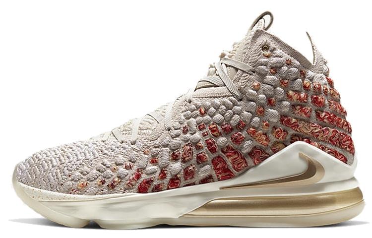 

Кроссовки унисекс Nike Lebron 17 бежевые 42 EU, Бежевый, Lebron 17