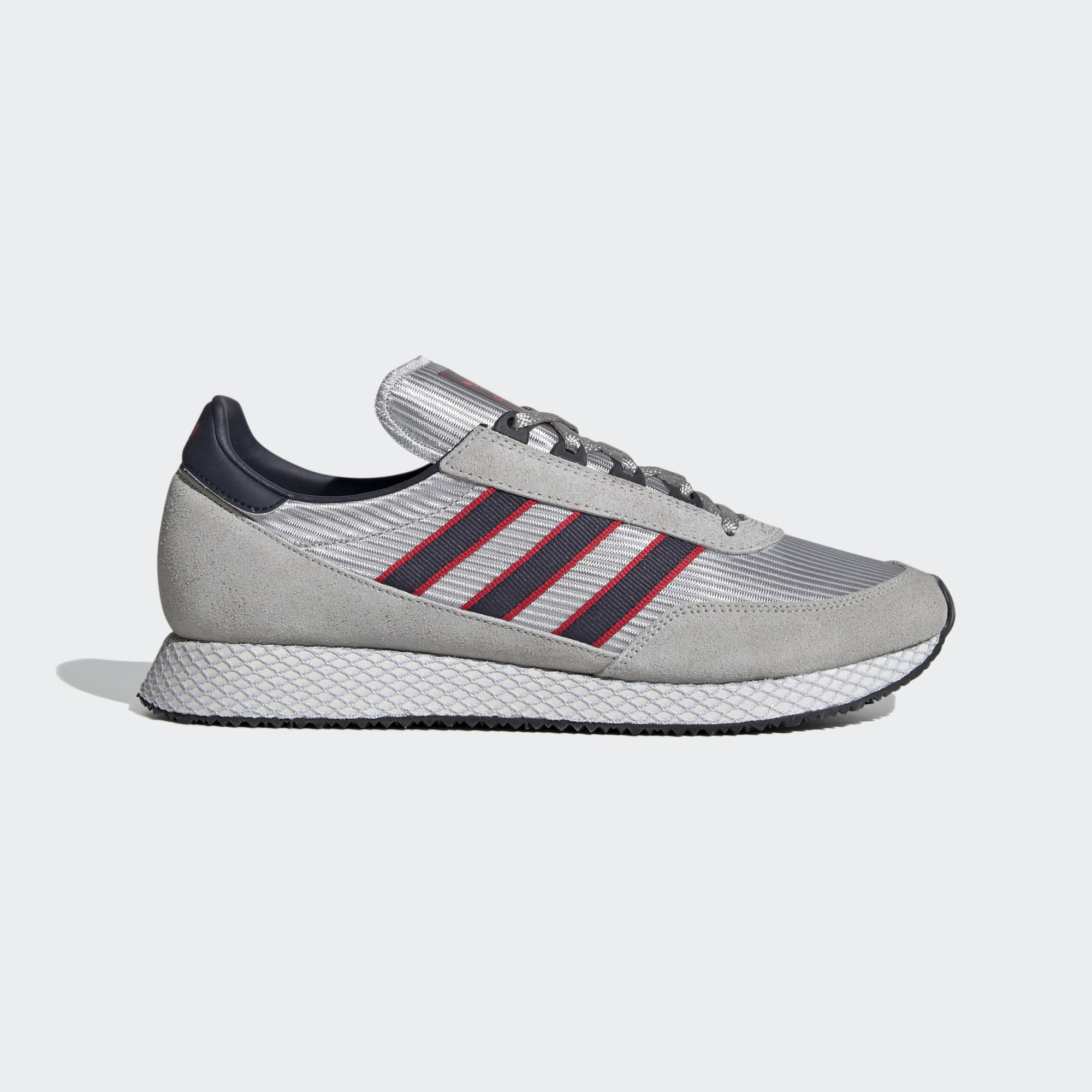 фото Кроссовки мужские adidas glenbuck серые 10 uk