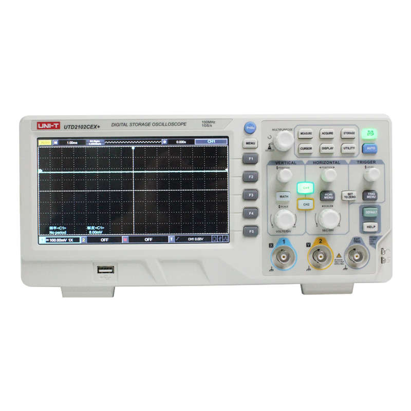 Осциллограф UNI-T UTD2102CEX+ осциллограф аналоговый два канала мегеон 15102