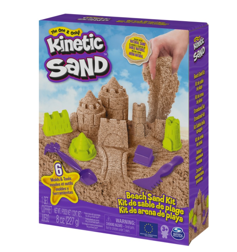 фото Кинетический песок kinetic sand набор для лепки замок 6059406