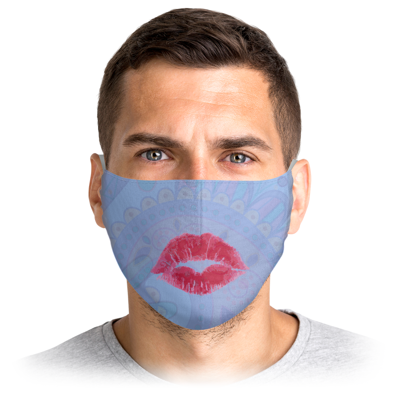 

Многоразовая маска Printio Stop virus! голубая S, Stop virus!