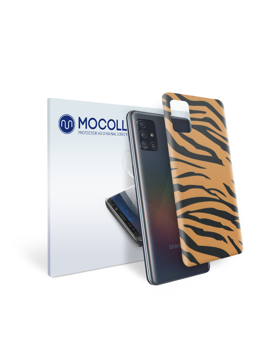 

Пленка защитная MOCOLL для задней панели Samsung GALAXY A8 Бенагальский тигр