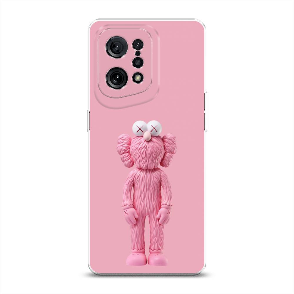 

Чехол для Oppo Find X5 "KAWS pink doll", 259750-4