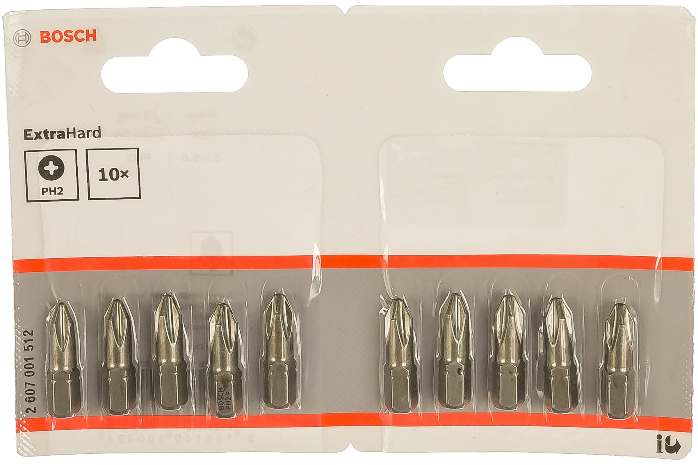 

Бита (25 мм; 10 шт) PHILLIPS 2 XH Bosch 2.607.001.512