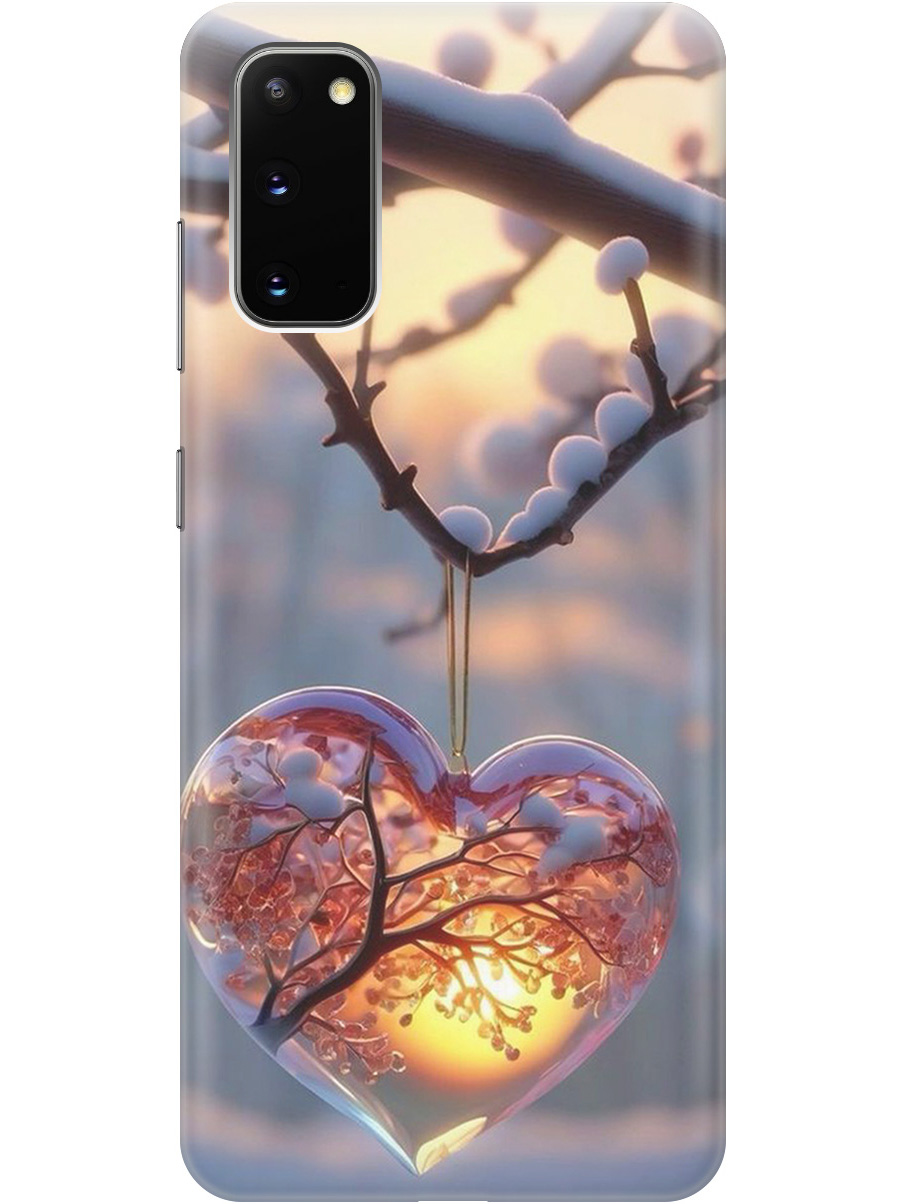 

Силиконовый чехол на Samsung Galaxy S20 с принтом "Ледяное сердце", Прозрачный;белый;желтый;оранжевый, 722629591