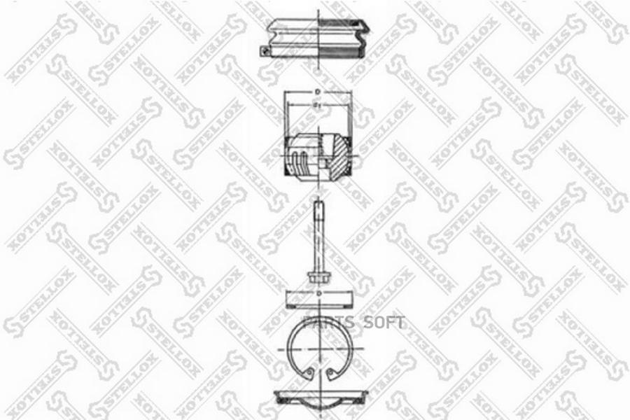 Бендикс стартера Krauf SDB1081PN