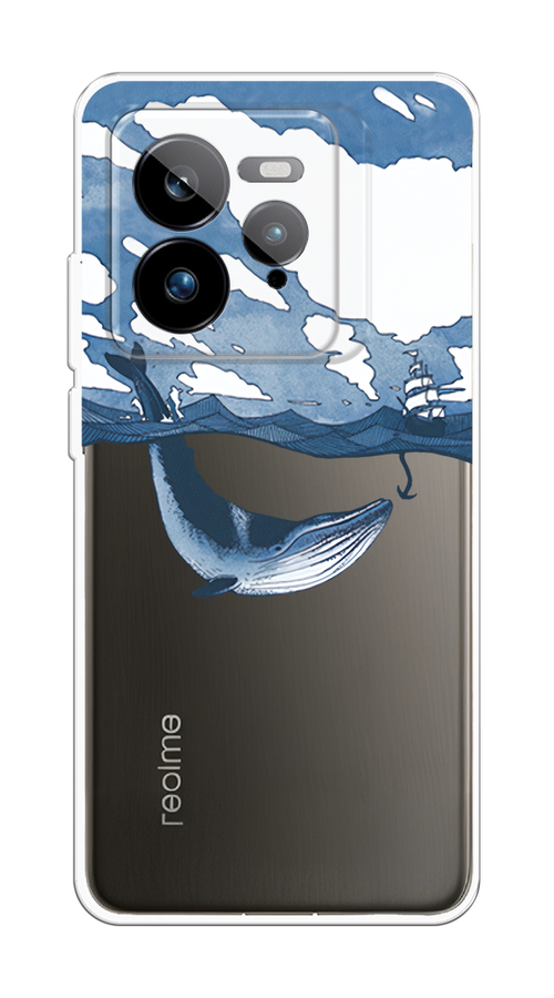 

Чехол на Realme GT 7 Pro Большой кит, Синий, 2518950-1