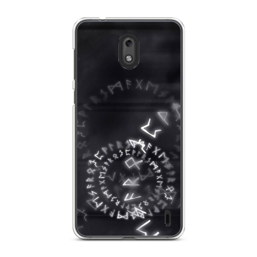 

Чехол на Nokia 2 "Руны", Серый;черный, 120850-3