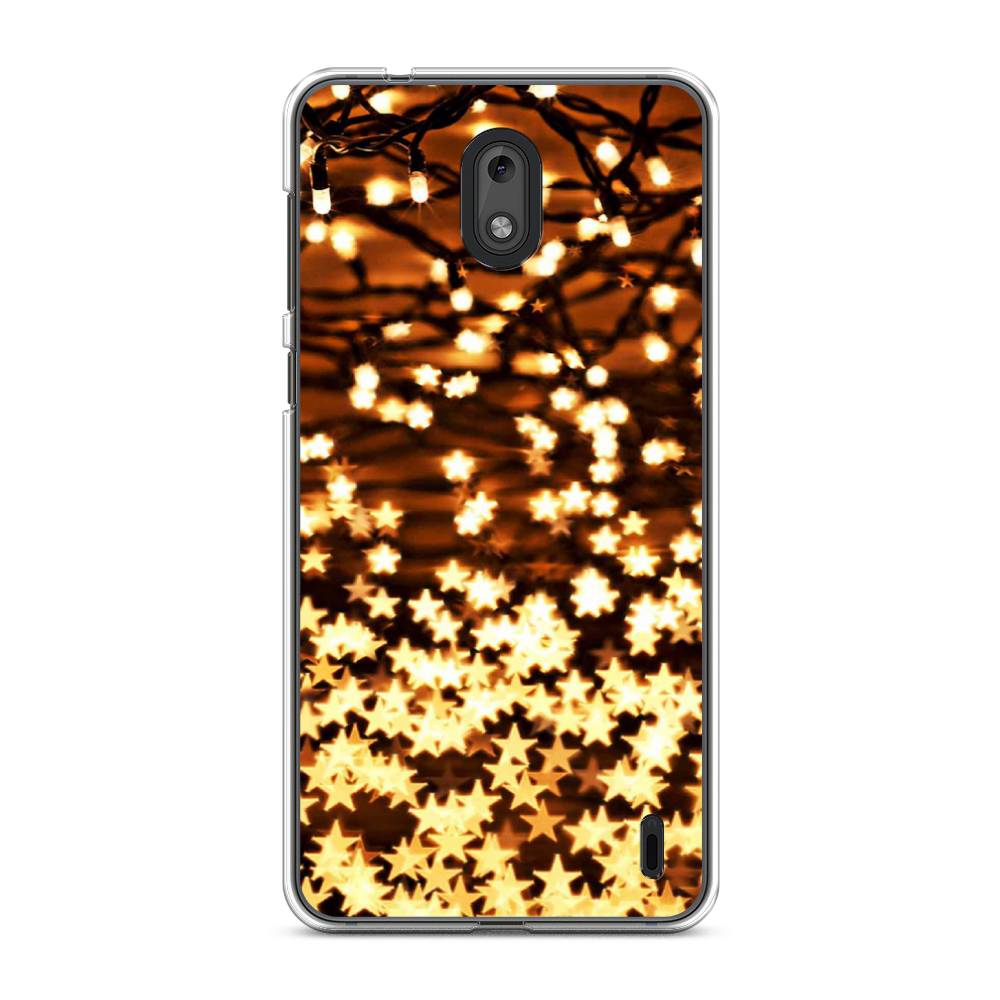 

Чехол на Nokia 2 "Новогодняя гирлянда", Золотистый, 120850-5