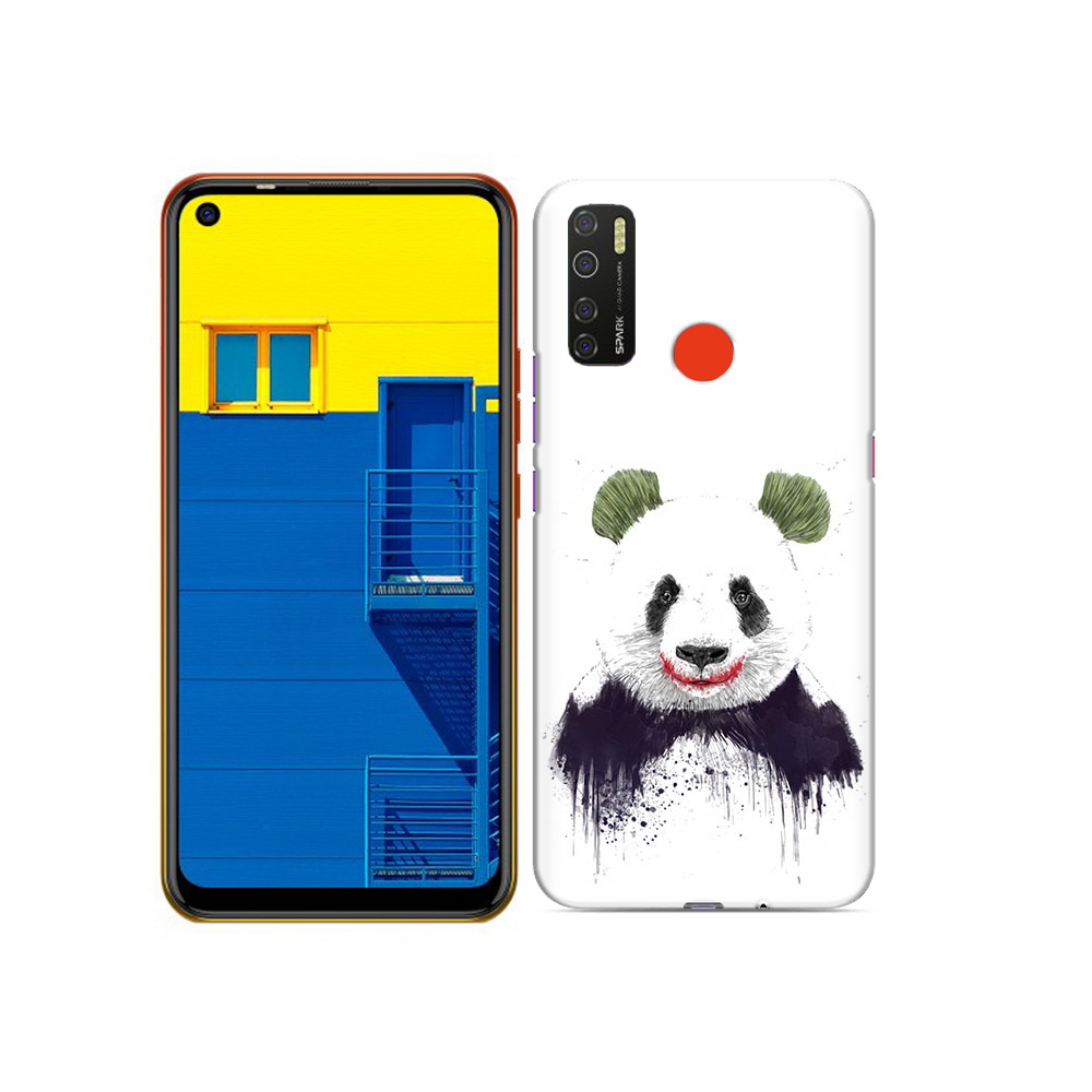 

Чехол MyPads Tocco для Tecno Spark 5 панда джокер, Tocco