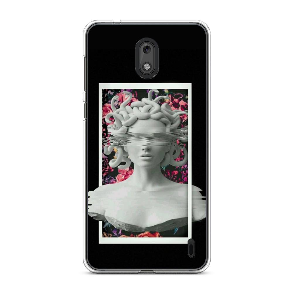

Чехол на Nokia 2 "Web Punk Медуза Горгона", Черный;серый, 120850-6