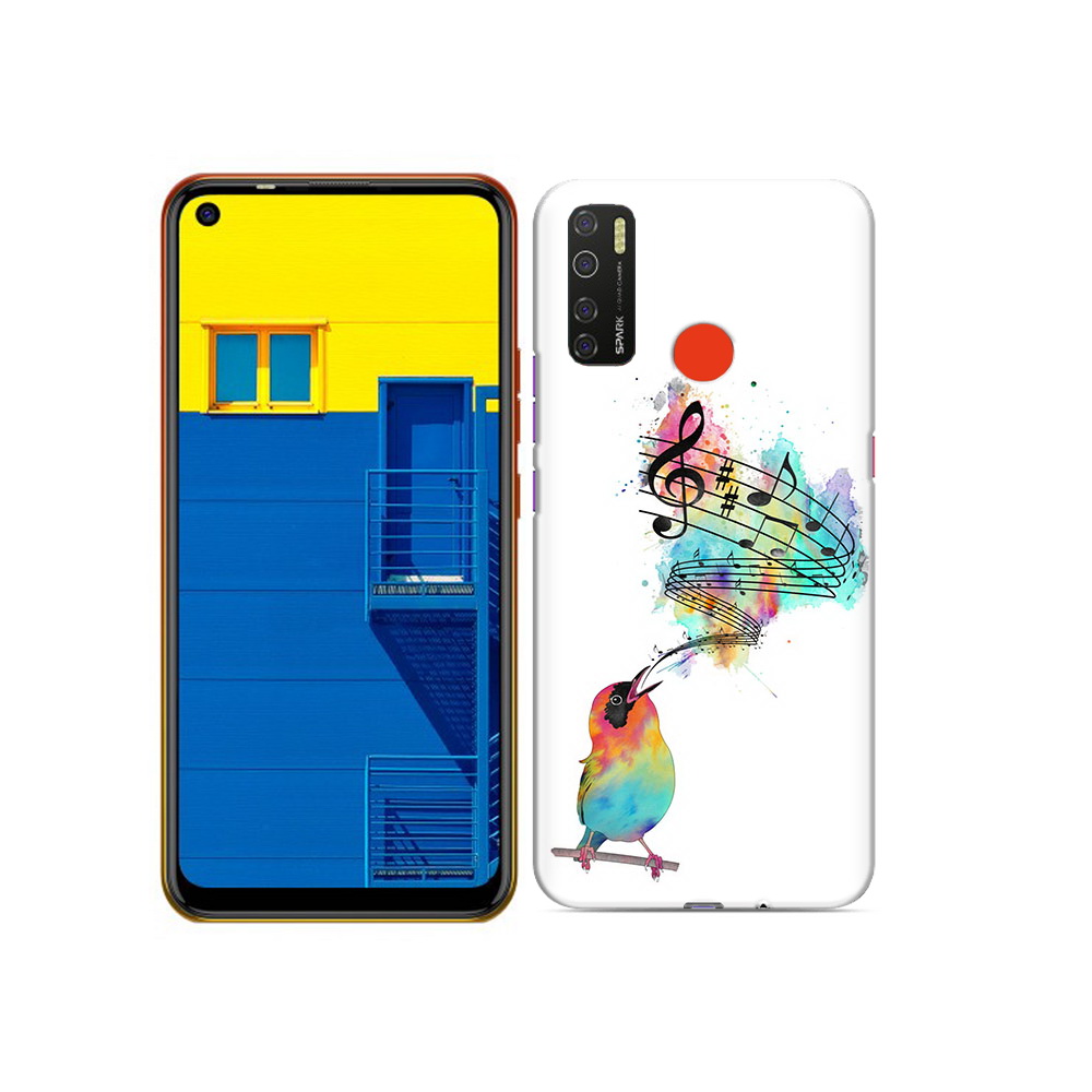 

Чехол MyPads Tocco для Tecno Spark 5 певчая птичка, Tocco
