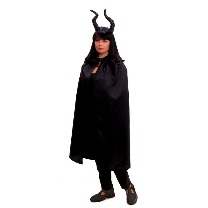 

Карнавальный костюм "Колдунья" головной убор, плащ, 120 см