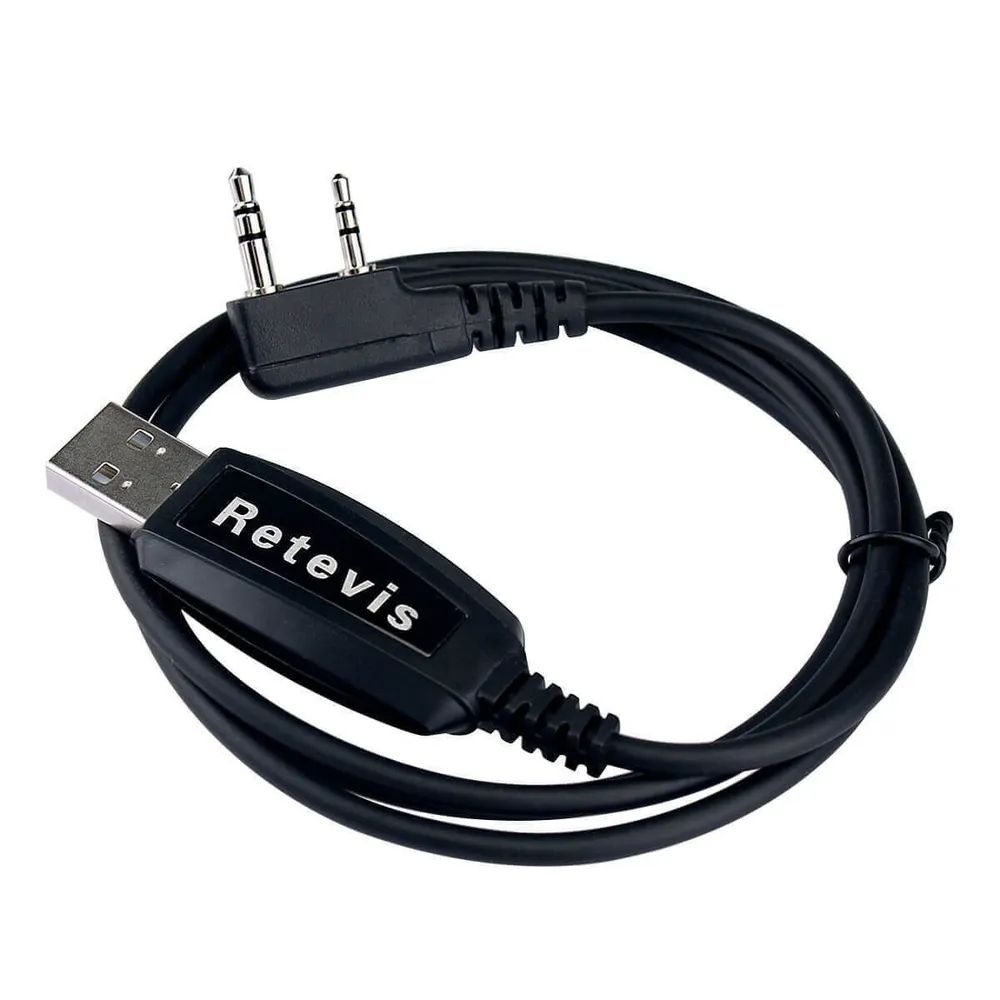 

USB кабель-программатор для рации Retevis R22622, Черный, R2291P