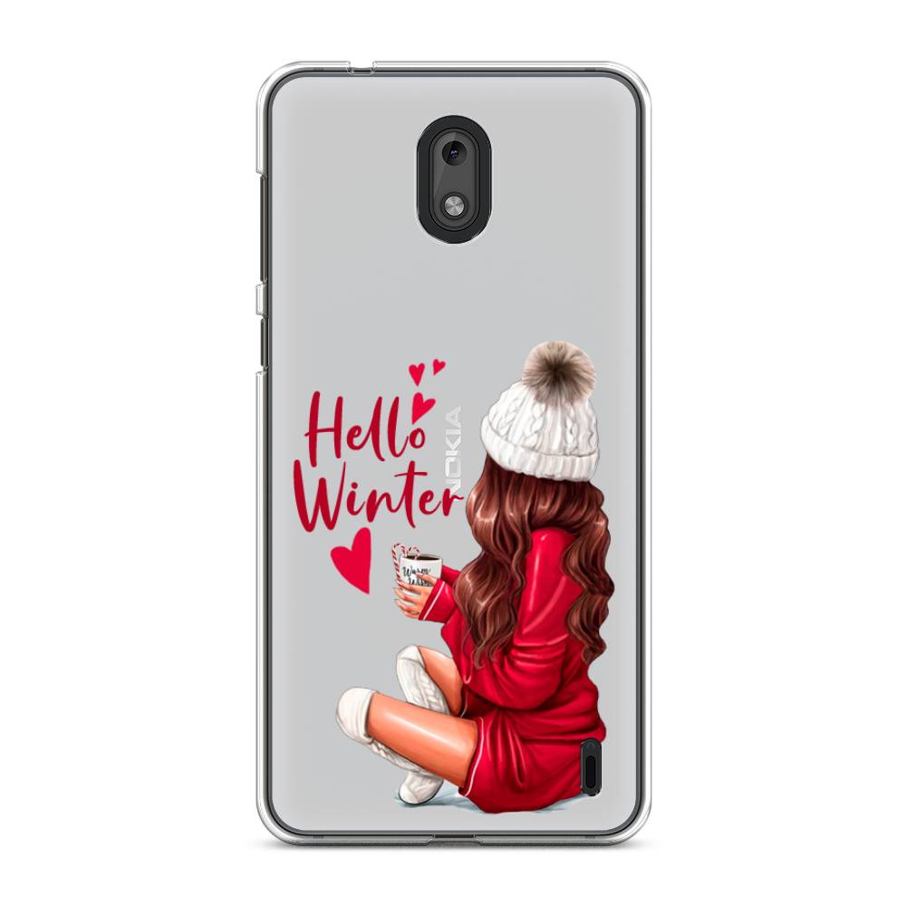 

Чехол на Nokia 2 "Hello winter", Красный;белый;коричневый, 120850-5