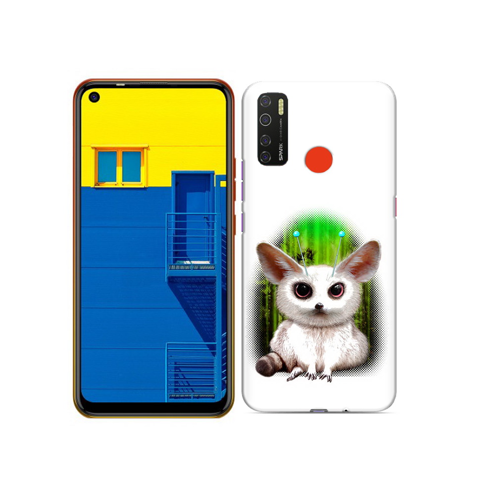 

Чехол MyPads Tocco для Tecno Spark 5 пушистое животное, Tocco