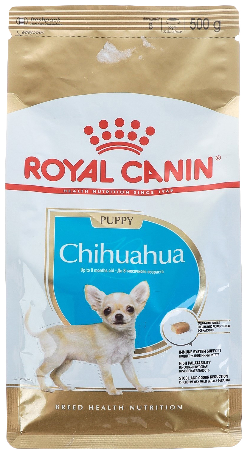 

Сухой корм для щенков ROYAL CANIN Chihuahua Puppy, для чихуахуа, 500 г