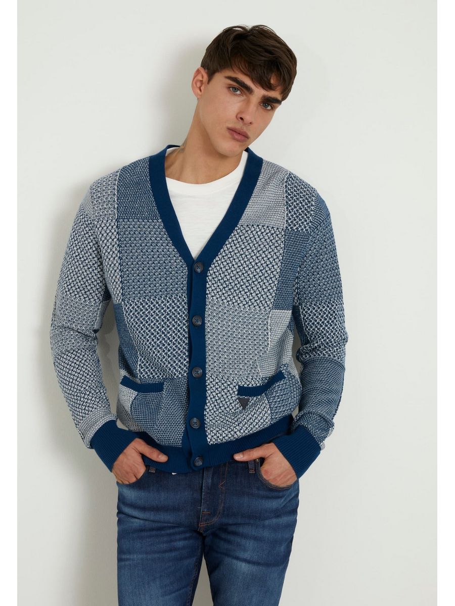 

Кардиган мужской Guess GU122Q099 синий L, GU122Q099