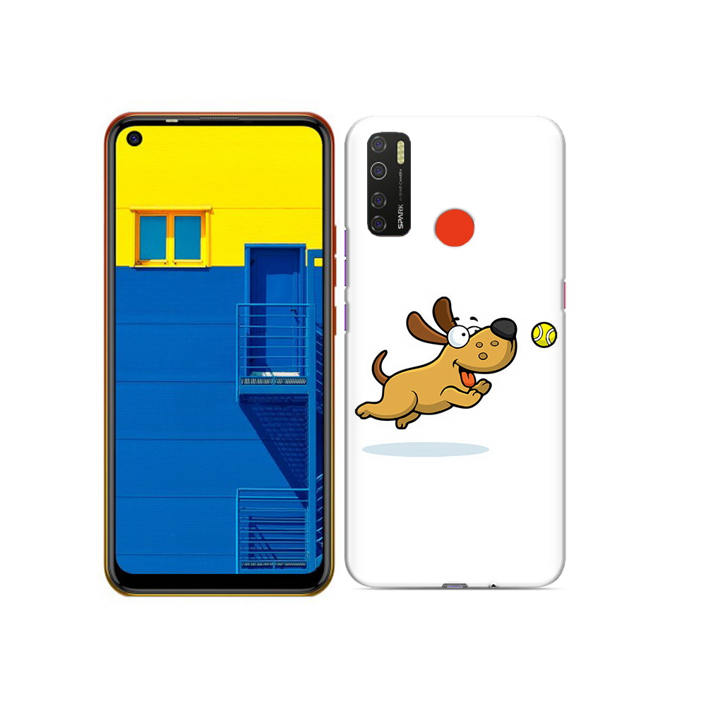 

Чехол MyPads Tocco для Tecno Spark 5 пёсик, Tocco