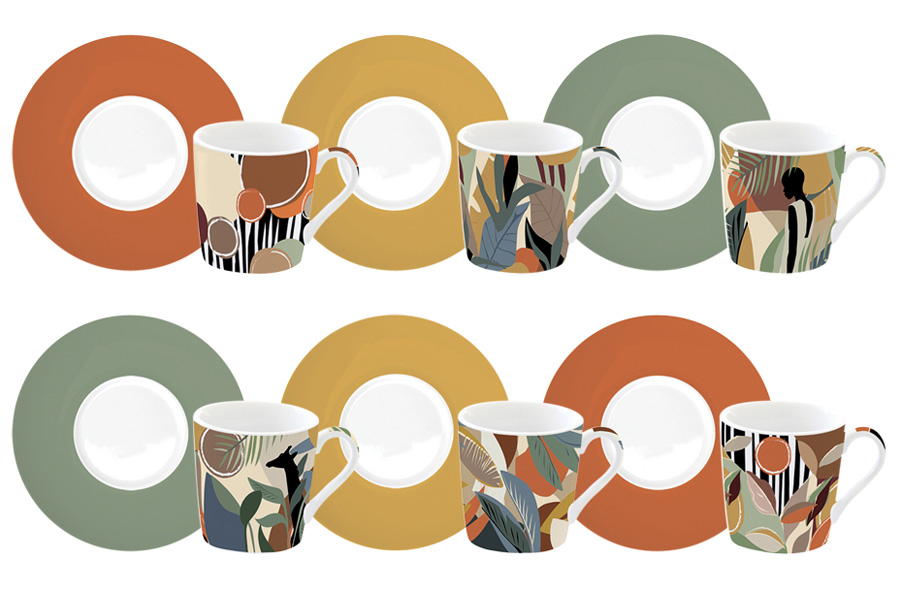 

Чайный набор 72 предмета Килиманджаро Easy Life 100 мл EL-R0126/KILI, Разноцветный