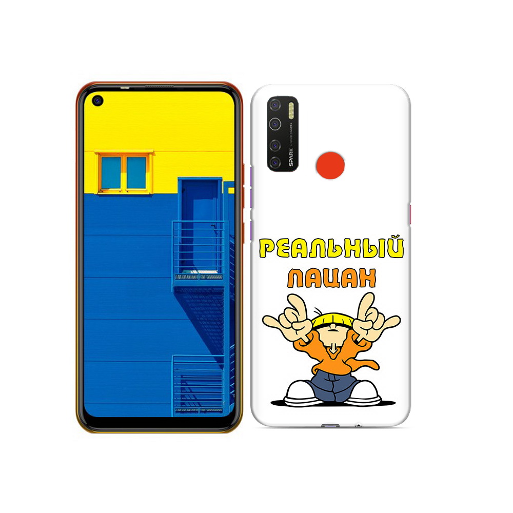 

Чехол MyPads Tocco для Tecno Spark 5 реальный пацан, Tocco