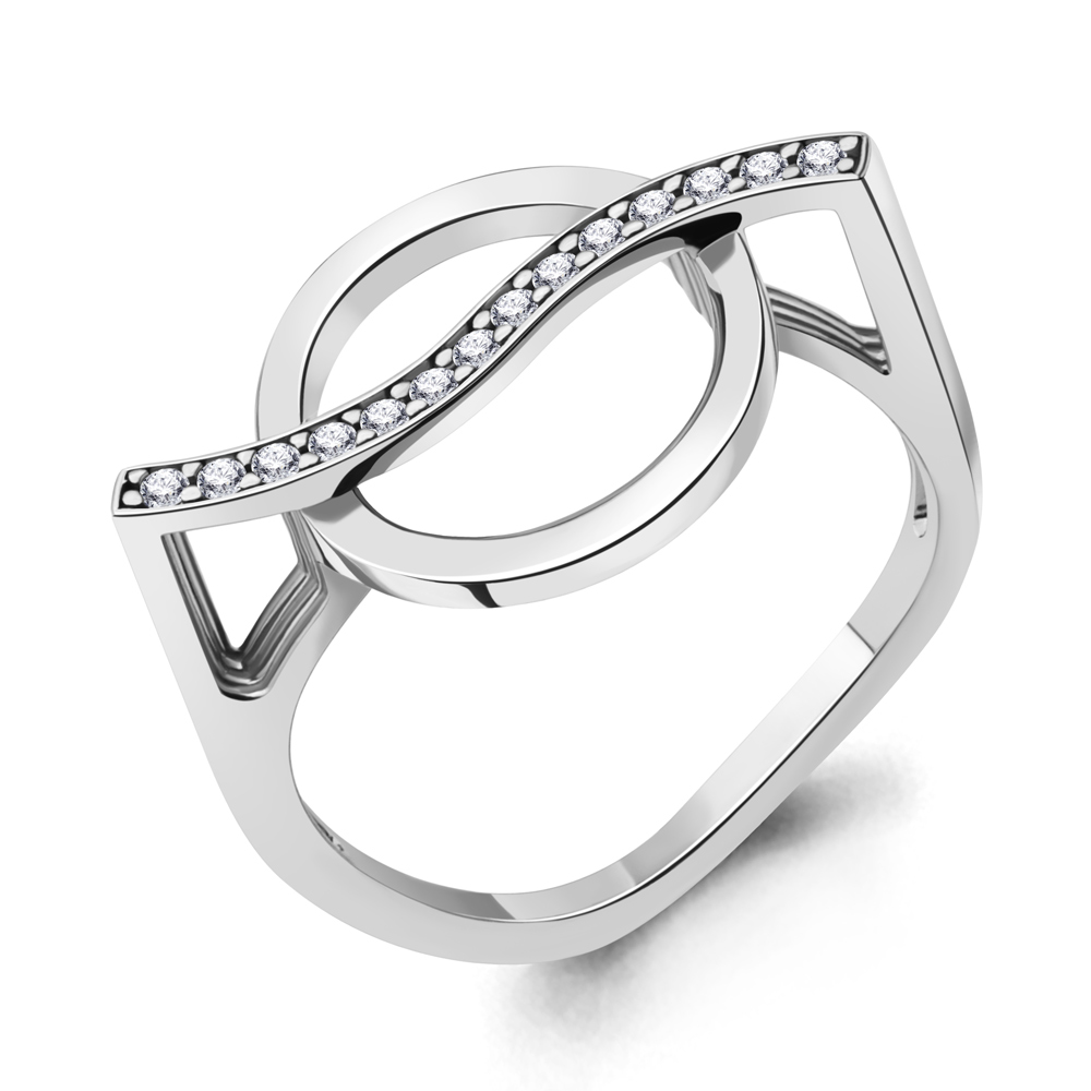 

Кольцо из серебра р.  AQUAMARINE 67848А_925_р, 67848А_925_р