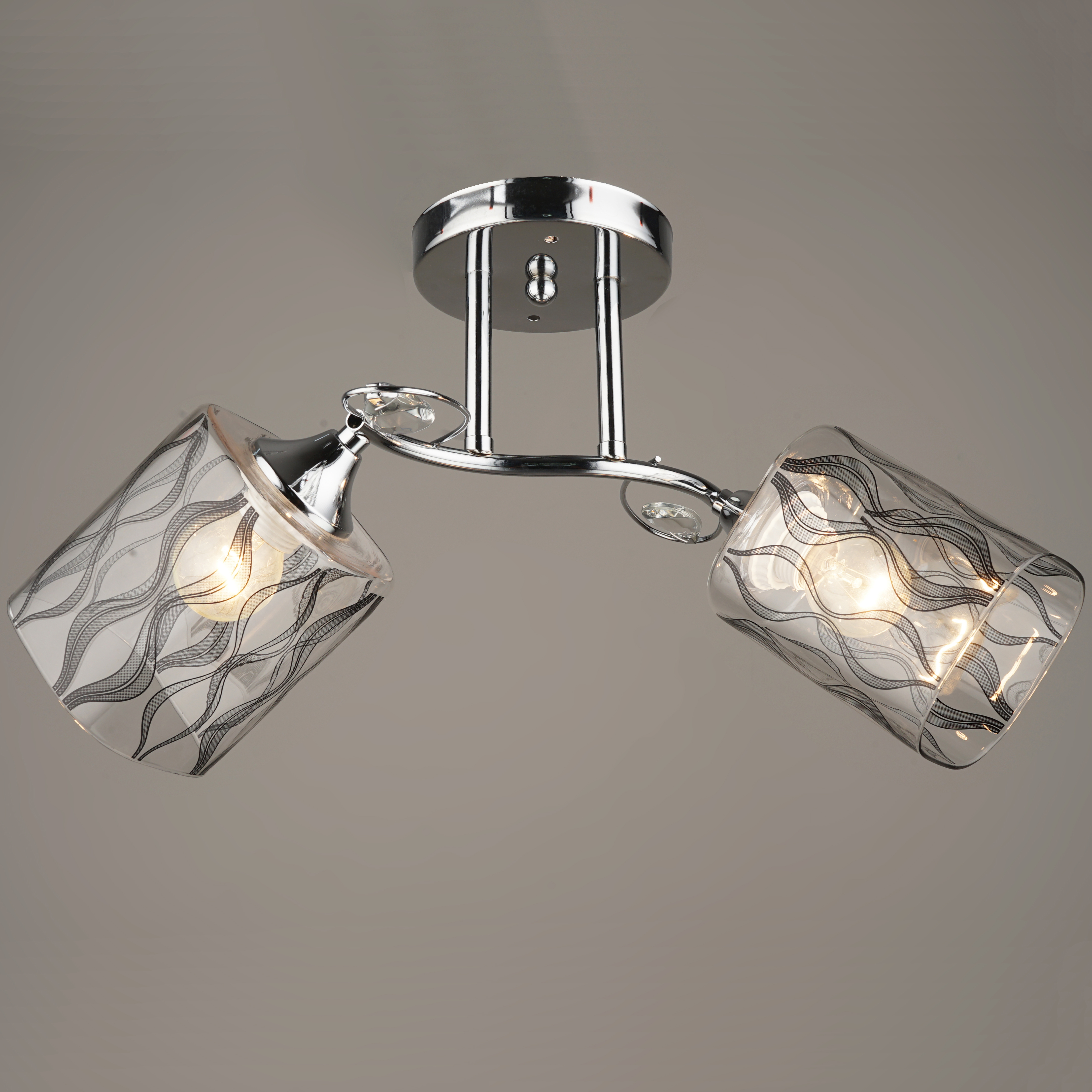 

Люстра потолочная N3808/2 CH, E27x2x60W
