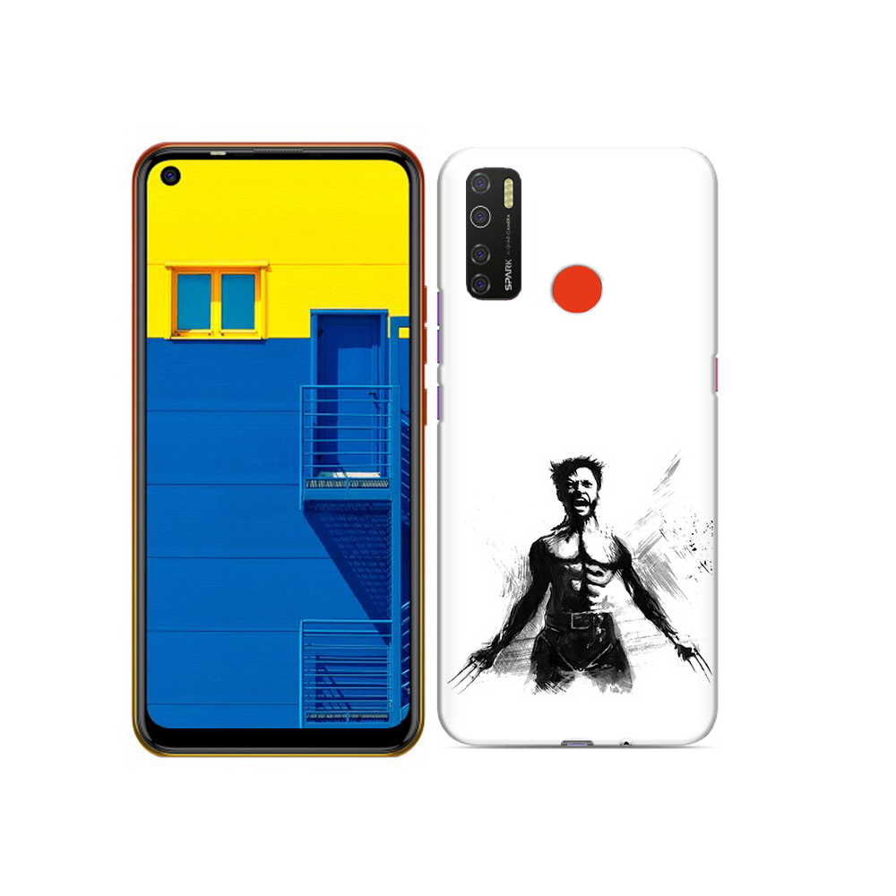 

Чехол MyPads Tocco для Tecno Spark 5 росомаха, Tocco
