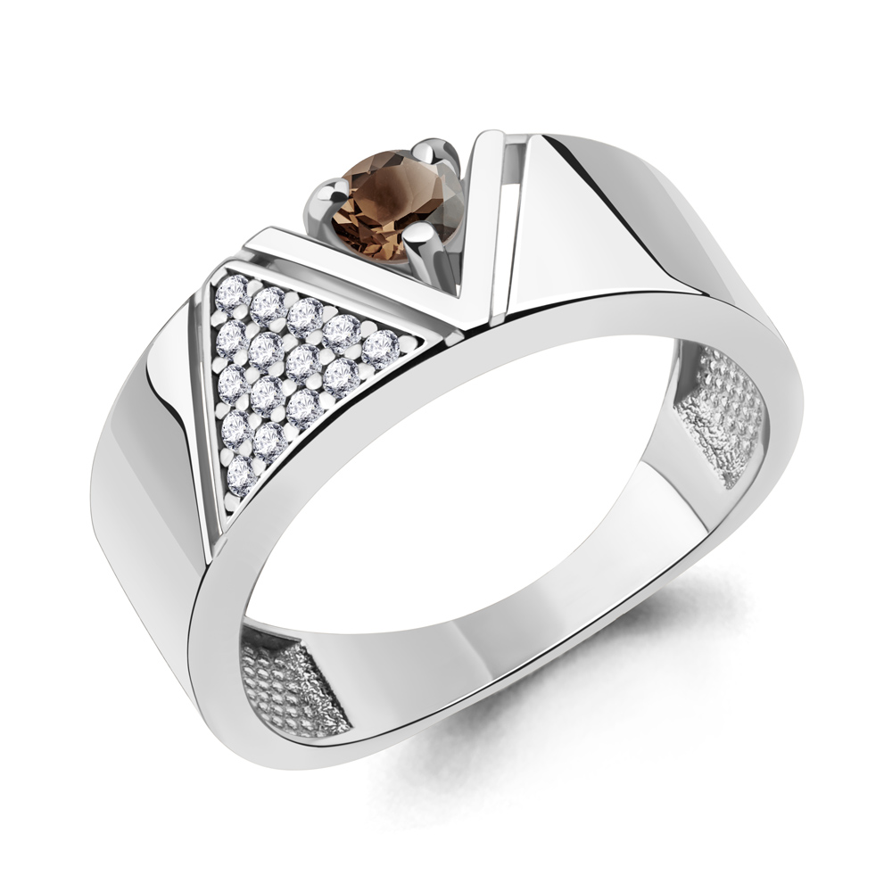 

Кольцо из серебра р. 18 AQUAMARINE 6980101А_925_р, 6980101А_925_р