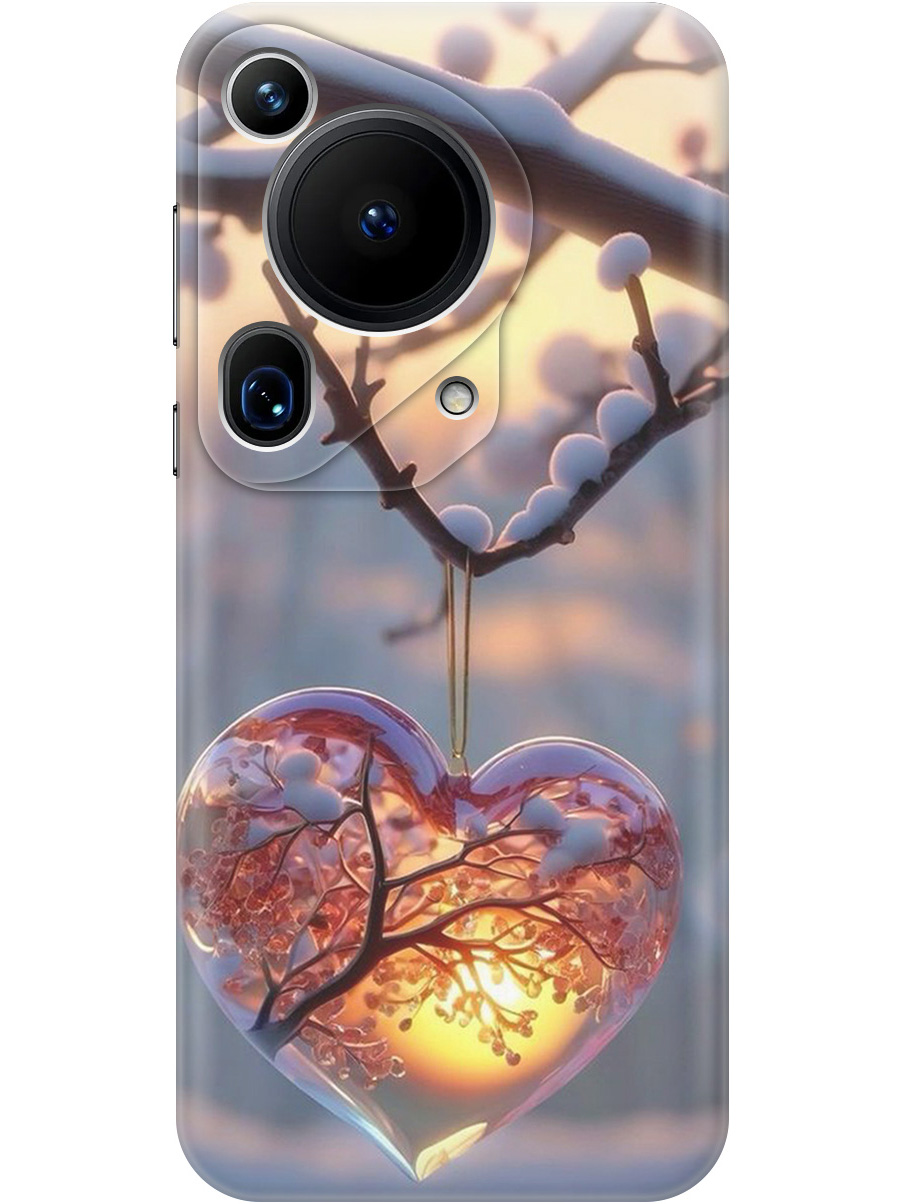 

Силиконовый чехол на Huawei Pura 70 Ultra с принтом "Ледяное сердце", Прозрачный;белый;желтый;оранжевый, 782625891