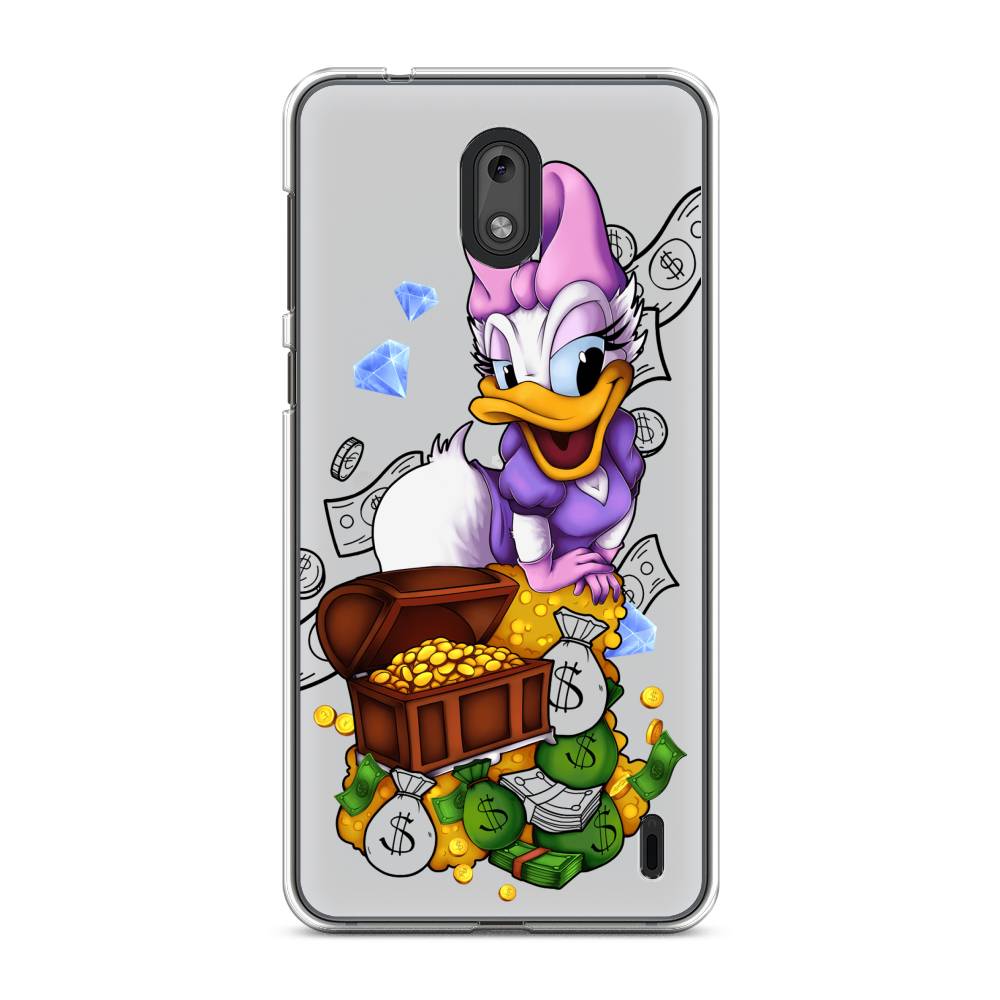 

Чехол на Nokia 2 "Rich Daisy Duck", Коричневый;белый;фиолетовый, 120850-6